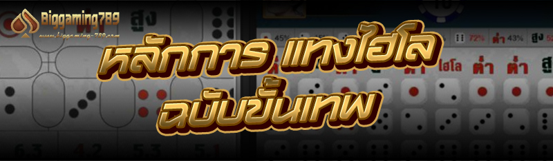 หลักการ แทงไฮโล ฉบับขั้นเทพ
