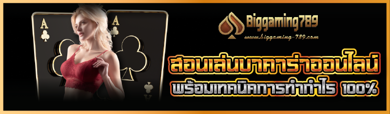 สอนเล่นบาคาร่าออนไลน์ พร้อมเทคนิคการทำกำไร 100%
